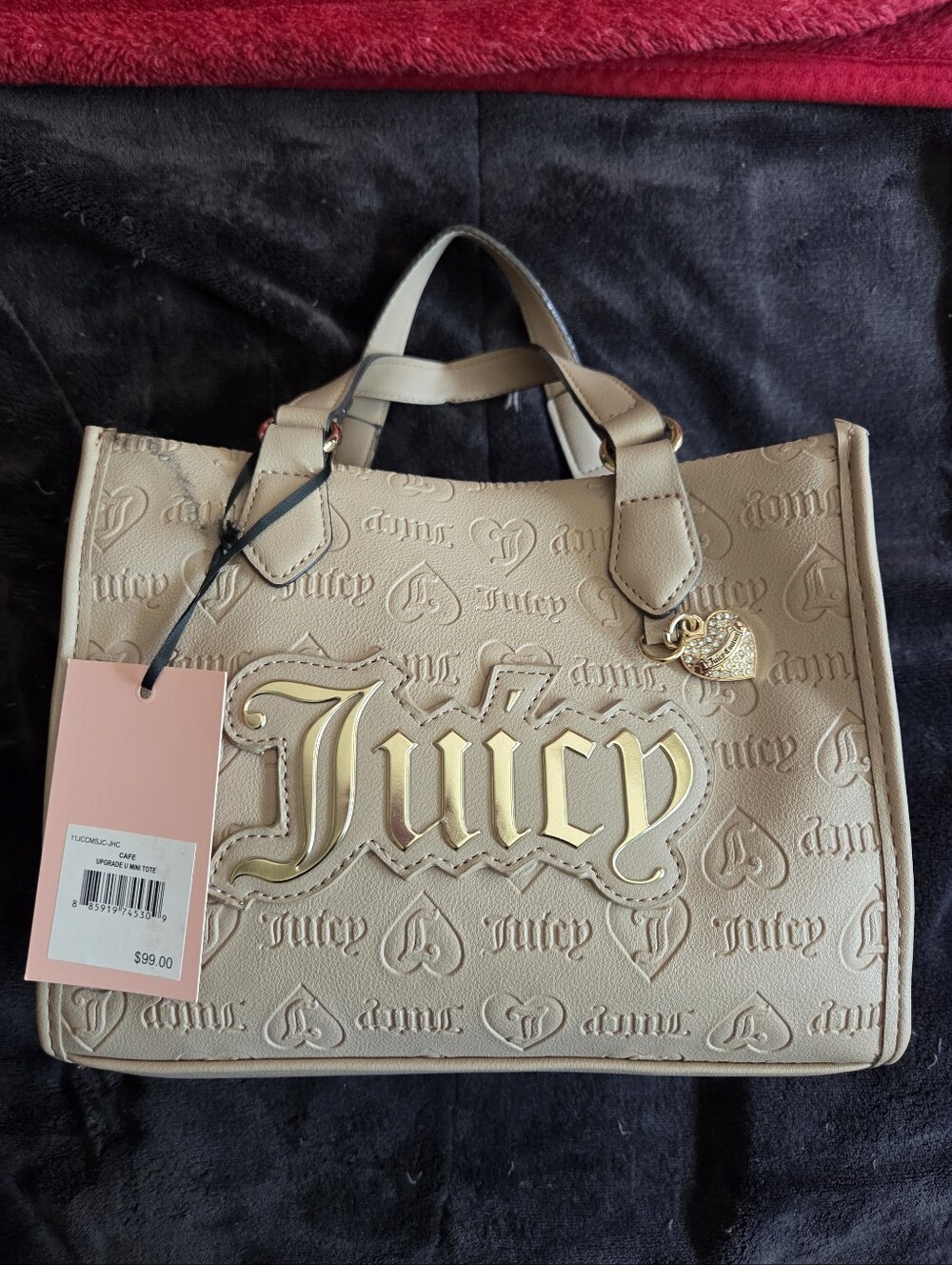 Juicy Couture Beige Upgrade Mini Tote